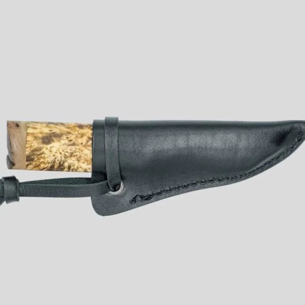 Small Yakut Knife "Bird's Eye" — Ram Horn 90mm